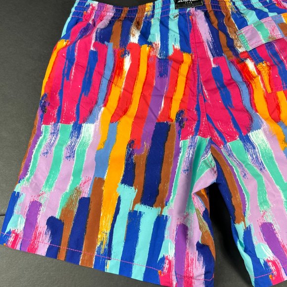 Surf Cuz Swim Shorts Men's Extra Extra Large Colorful Swimming Trunks - Picture 8 of 16